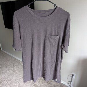 Vuori Men's The Rise Tee in Charcoal Large